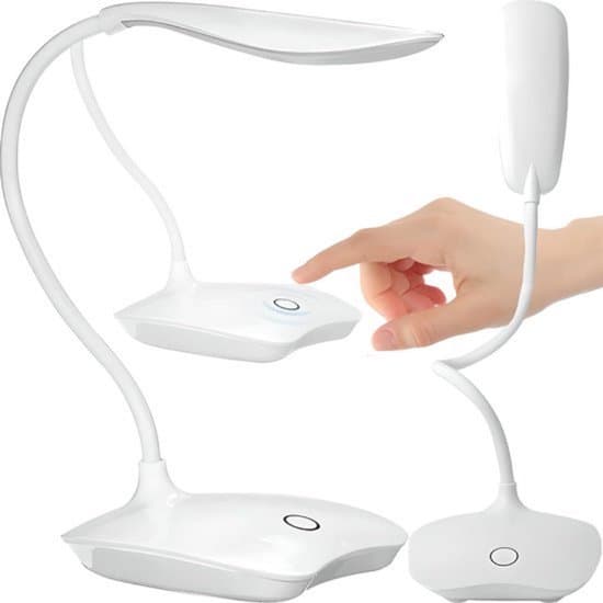 - Stående lysstofrørslampe - Bordlampe - Dæmpbar