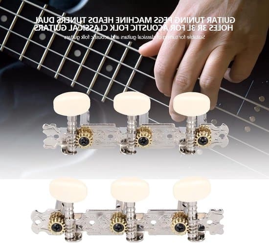 Gitarrstämskruvar med dubbla hål för akustiska gitarrer