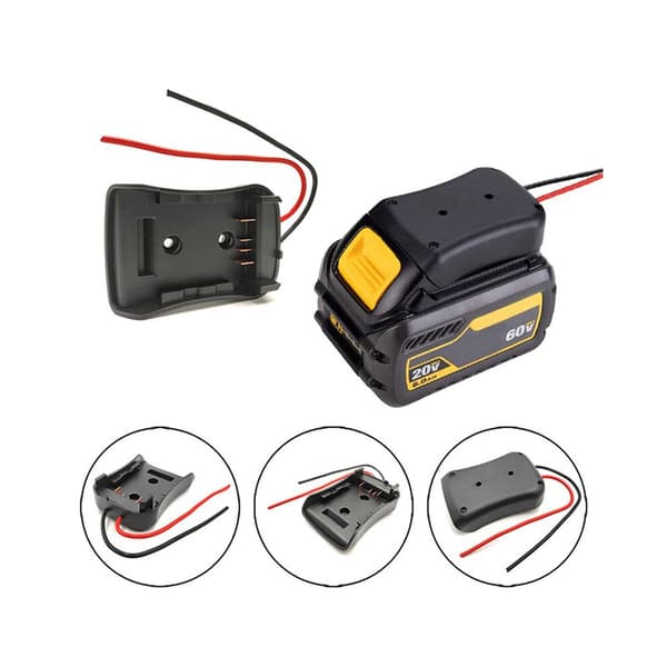 Dewalt 54V/60V FLEXVOLT Batteri Strömutgångsomvandlaradapter (3-pack)