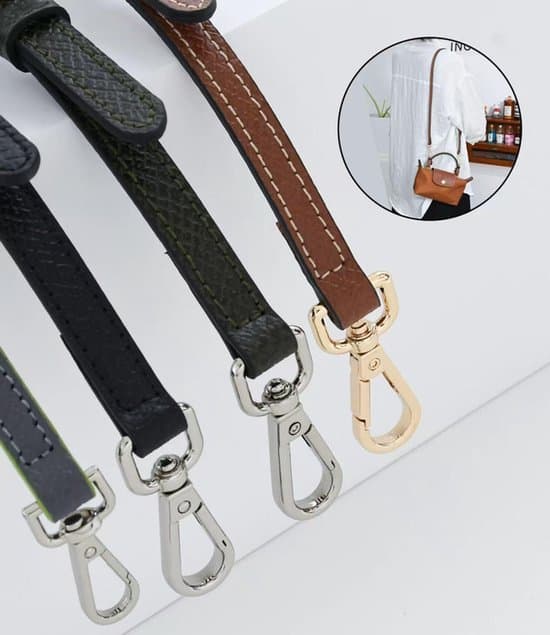 Axelrem i läder, lämplig för mini crossbody-väskor och andra små väskor, bredd: 1,2 cm, längd: 95-115 cm, skogsgrön