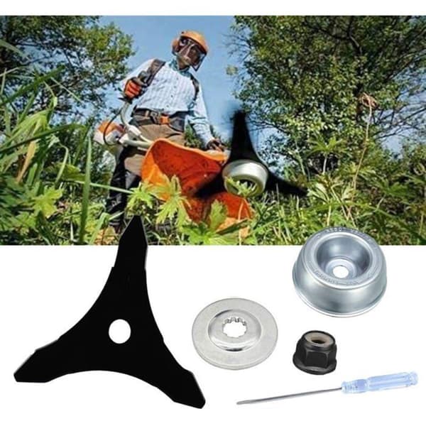 Buskruderblade, specialdesignede tretandede torneblade, buskrydder
