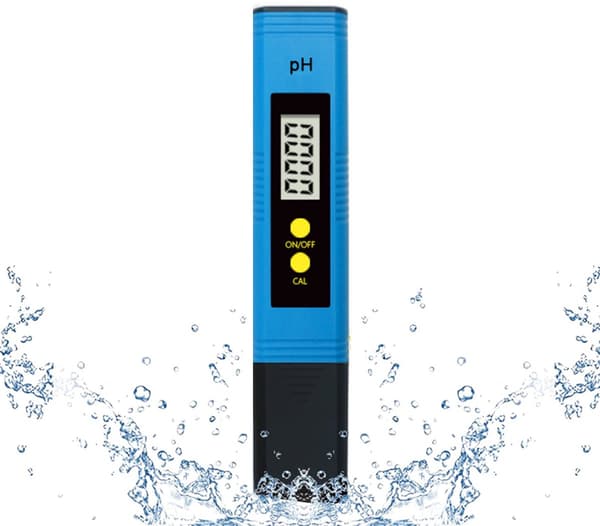 4-i-1 Digital Vattenkvalitets pH-mätare med Högprecision LCD-display, Blå