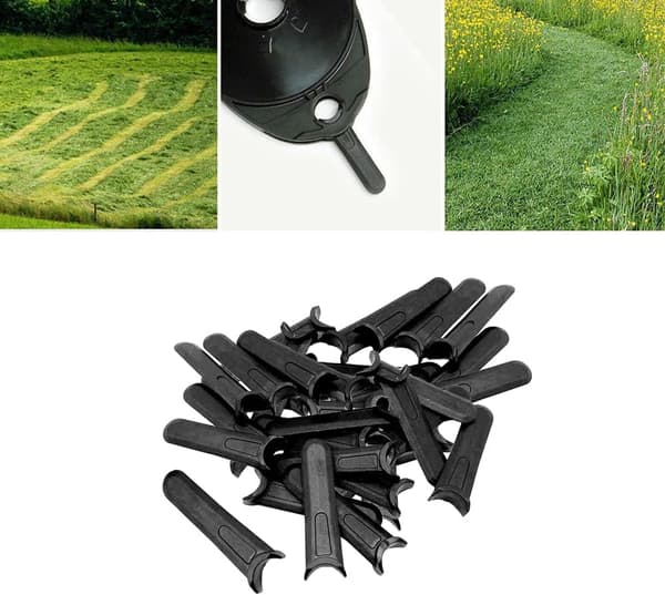 100-pack plastblad för Flymo Hover Vac/Micro Lite/Minimo/Mow n Vac gräsklippare