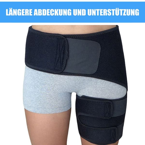 Lårbandage, unisex lårkompressionsbandage til hofter.