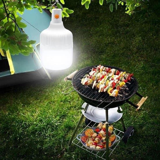 2-pack 20W USB Touch-Switch Camping-/Nödlampa - 360掳 Belysning