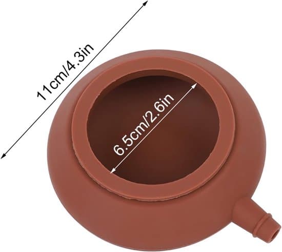 Silikone Macaron Bageunderlag Sæt med 5 Store Sprøjtedyser (Brun, 13x52 mm)