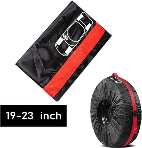 4-pack - Däckskydd - Bildäckskydd - Sommardäckskydd - Vinterdäckskydd - 19 till 23 tum