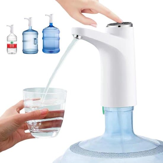 Elektrisk vattenflaskpump, smart trådlös vattendispenser, automatisk dricksvattenpump, mini-vattendispenser med kran för sovrum