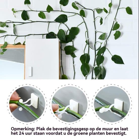 Plastik kabelbindere til planter - 50 stk. - Fleksibelt materiale