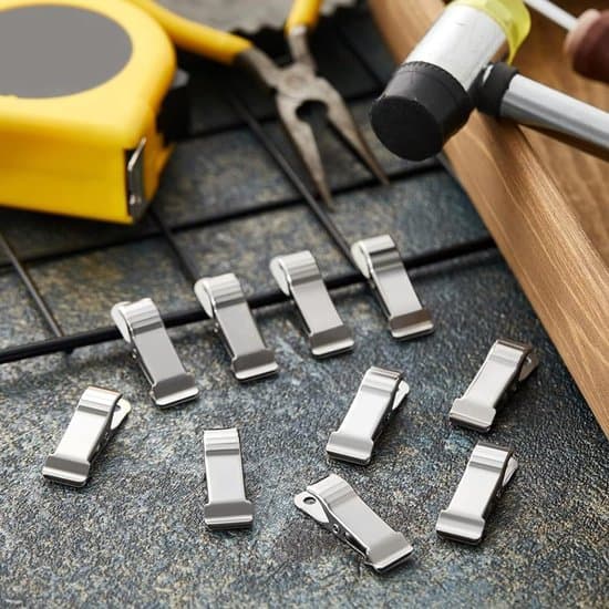 Minimetallklämmor - Minifjäderklämmor - 10-pack - Silver