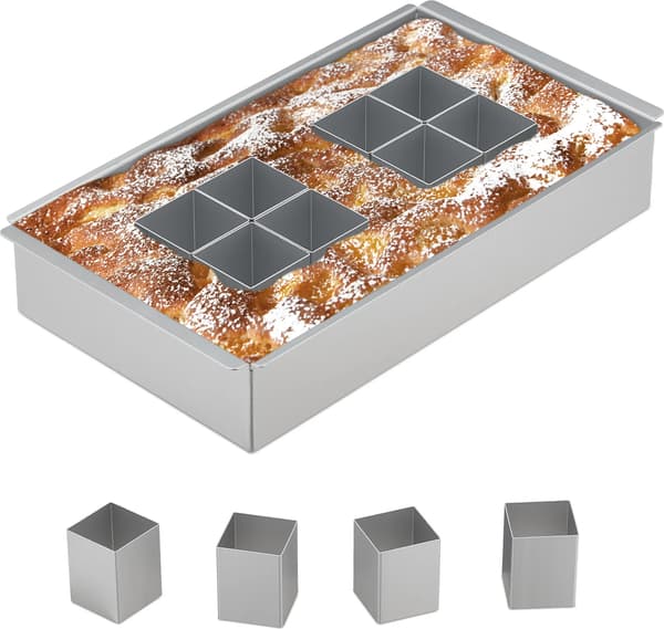 DIY Fondantkage Anodiseret Sætteform Kagebageform