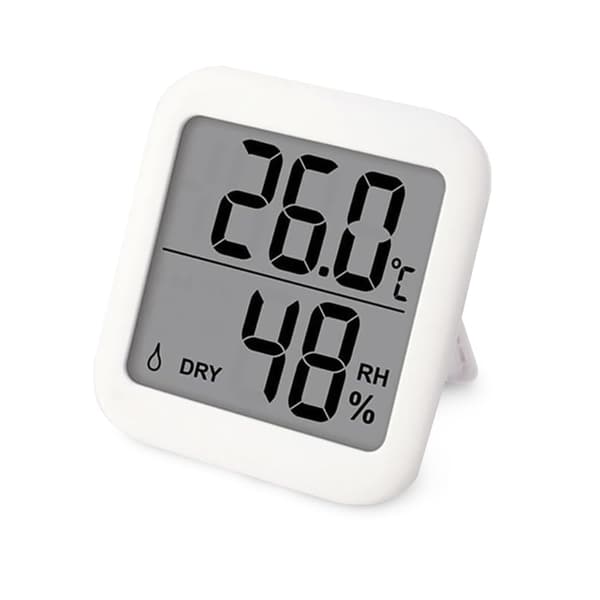 2-pak LCD Digital Termometer & Hygrometer med Sammenklappelig Stand