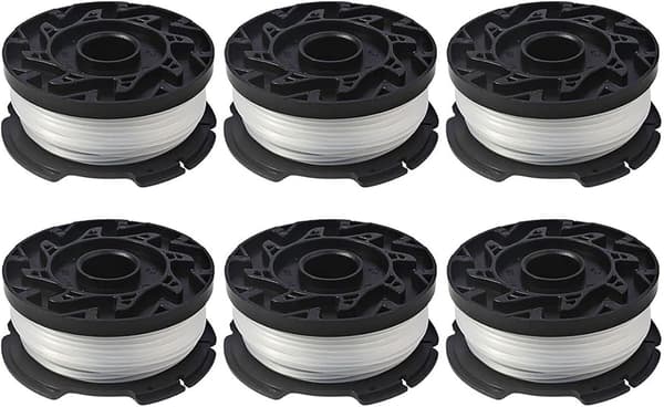 6x AF-100 30ft Trimmer Tilbehørsspoler til Black Decker GH600 GH900 LST201