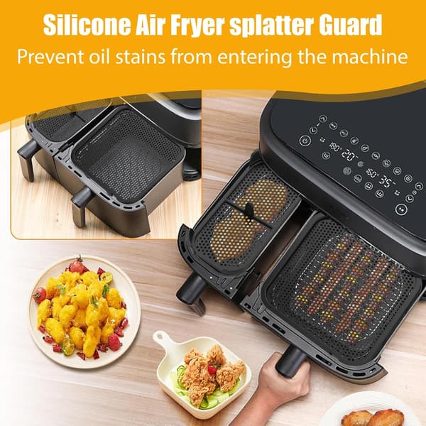 2-delt genanvendeligt tilbehørssæt til airfryer
