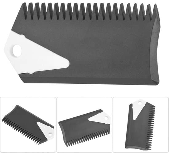 2-delt PVC Surfboard Wax Comb Scraper Sæt, til Surfboard Skateboard Skimboard