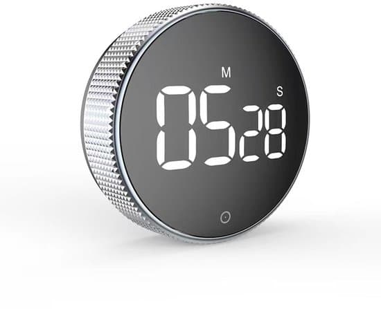 Digital magnetisk timer - velegnet til madlavning, brusebad, studier - stopur LED vækkeur