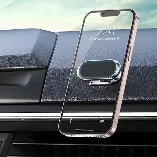 Delvis pakke - Universal magnetisk biltelefonholder - Instrumentbrætmontering - Til iPhone - Sort