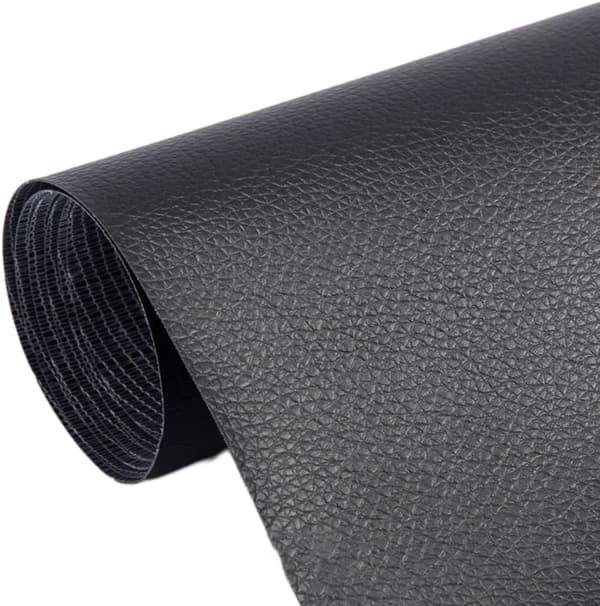 50x100cm Reparationslap Selvklæbende Kunstlæder Møbler Sofa Renovering Bilsæder Tasker Sort