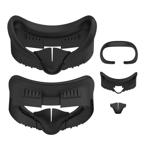 Ansigtsmaske til MetaQuest 3 - VR-brille tilbehør - Sort