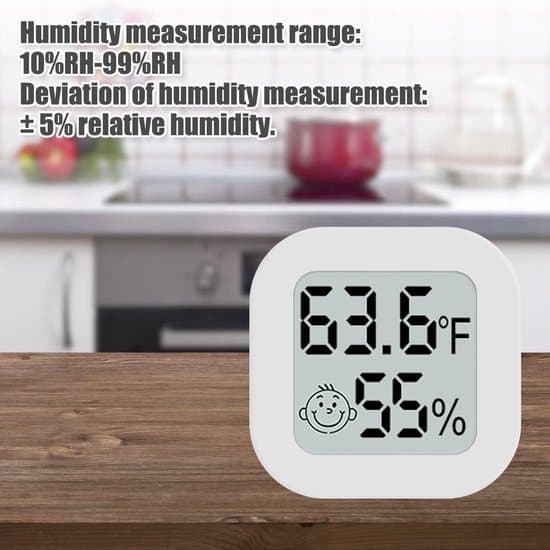 Mini Termometer og Hygrometer - Mini Digitalt Termometer og Hygrometer - Indendørs Termometer og Hygrometer - Elektronisk Termometer og...