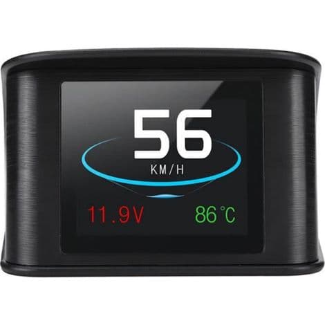 Bil HUD Head-Up Display OBD2 P10 Hastighetsvarning