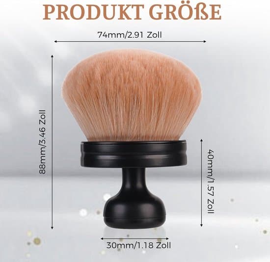 Makeupbørster - Stor - Selvbruner