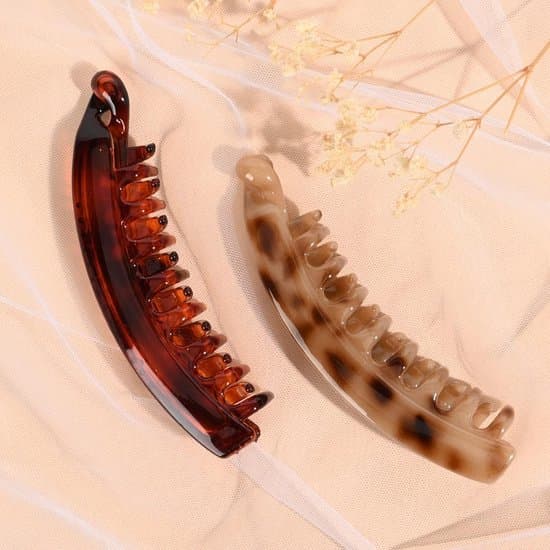 6-delt sæt store bananhårklemmer til tykt hår