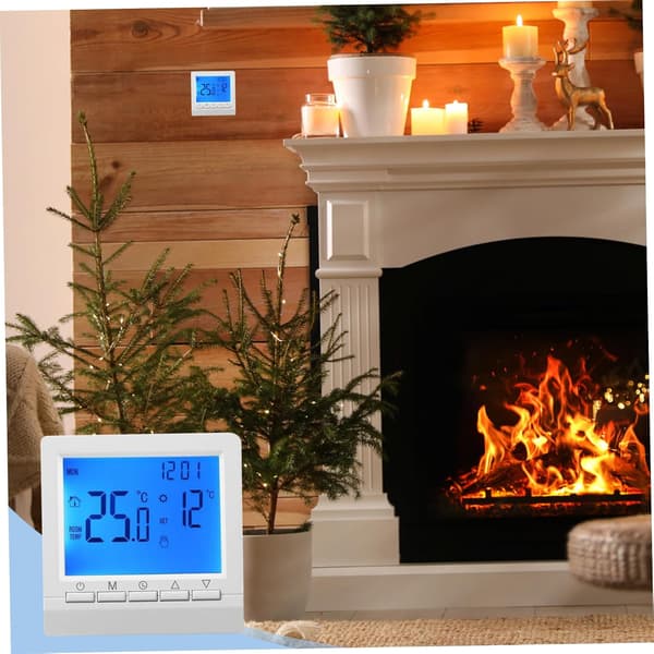 Hjemmetermostat, 7-dages programmerbar smart termostat med børnesikring