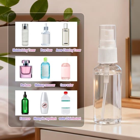 4-pack 20 ml påfyllningsbara tomma sprayflaskor i resestorlek