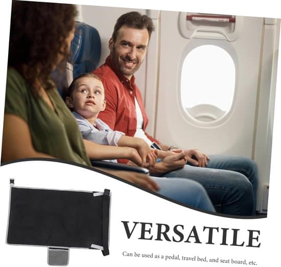 Flygplansfotstöd för barnstol, bärbart för småbarn (korta flygningar), för flygresor med barn, grå