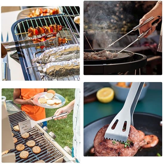 7-delt udendørs BBQ-sæt med opbevaringstaske