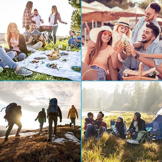 140x200cm Vandtæt Foldbart Picnictæppe - Med Opbevaringstaske