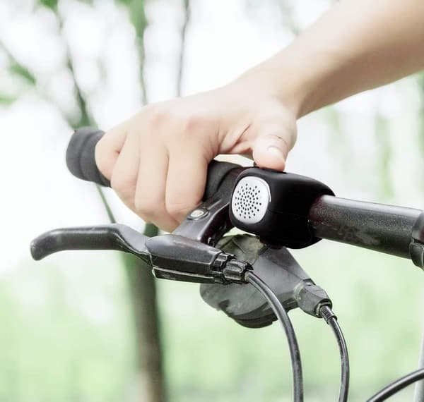 Elektronisk cykelklocka - svart