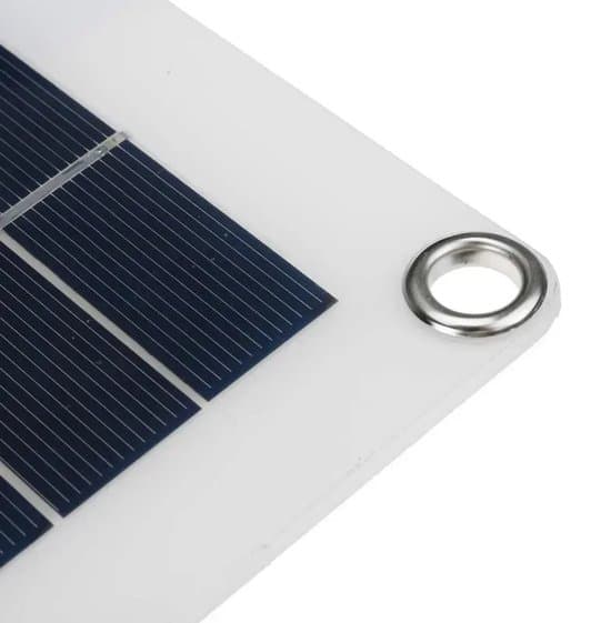 Bærbart Fleksibelt Solpanel 12V - 10-15 Watt - Inkluderer 60A Controller - Kompakt 43 x 20 cm Størrelse