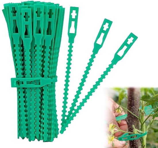 - Växtkabelband (50-pack) - Justerbara kabelband