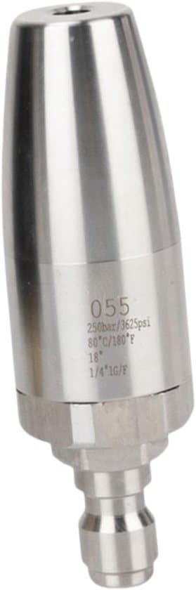 Drejedysse 3600 PSI – Rustfrit stål, 055 åbning