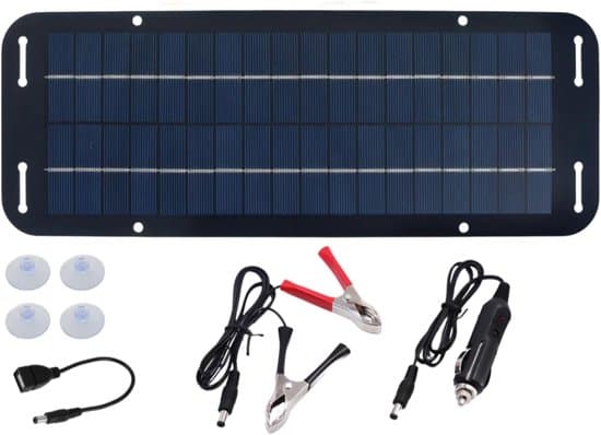 Sammenfoldelige solpaneler, 18V, IP65, USB, til biler/autocampere/både