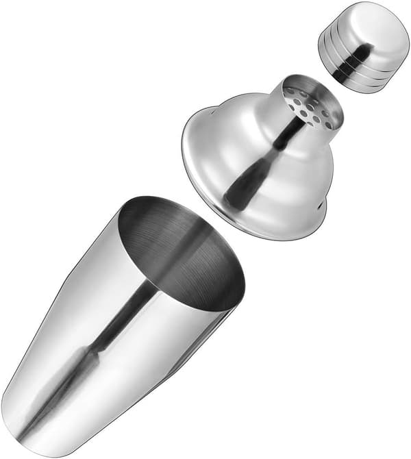 Bartenderudstyr: shaker/shakerglas - 750ml - sølv