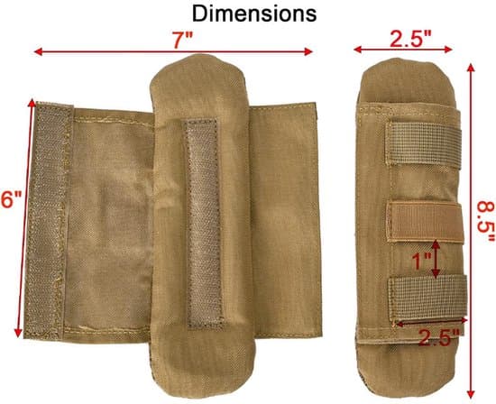1-par Velcro Skulderrem/Rygsækpolstring - Sort