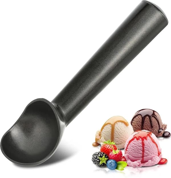 Isvafler, non-stick belægning, 18cm x 4cm, sort.