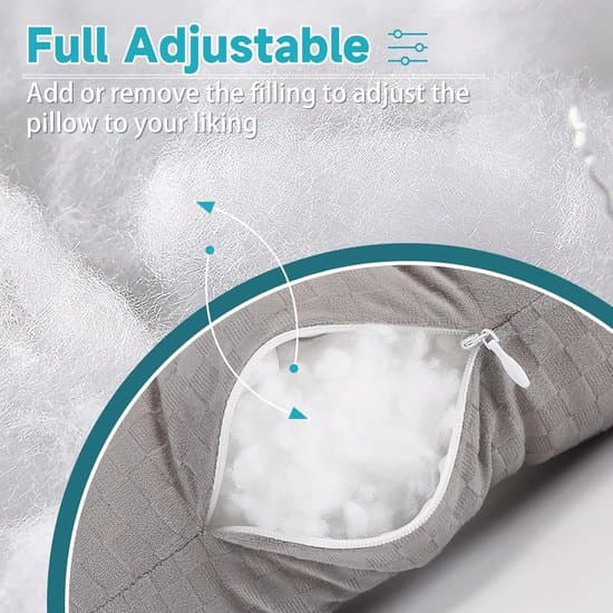 Ørepiercing Side Sleeper Pude - Blød Ørebeskyttelse & Smertelindrende Støttepude til Infektion eller Tryk (Grå)