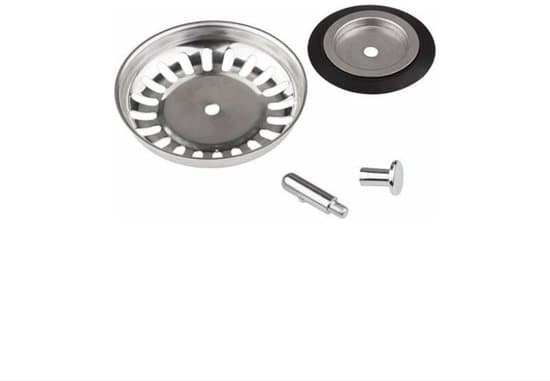 79 mm diskbänkssil i rostfritt stål (2-pack) - Multifunktionell diskbänkspropp och sil