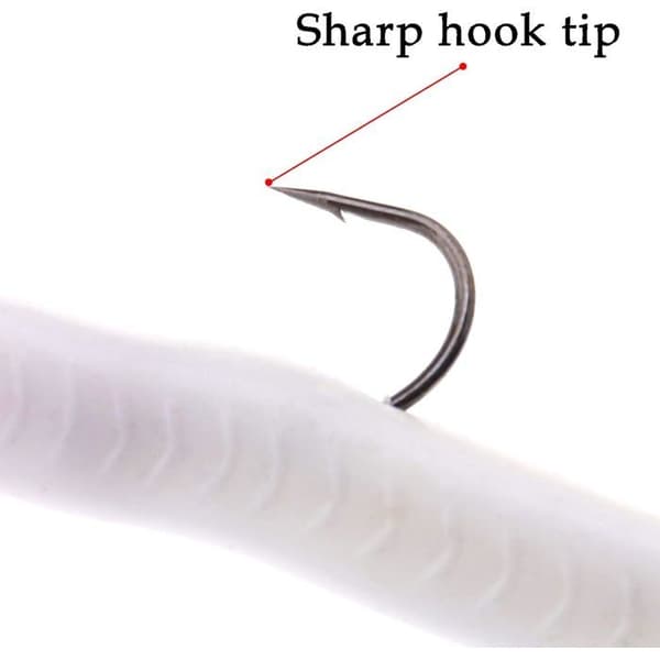 Fiskemadding, 5 plastikmaddingsæt, 10 cm