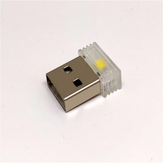 10 Mini USB Natlamper LED-lys til computere, bærbare computere, mobiltelefoner, powerbanks og bærbare lys
