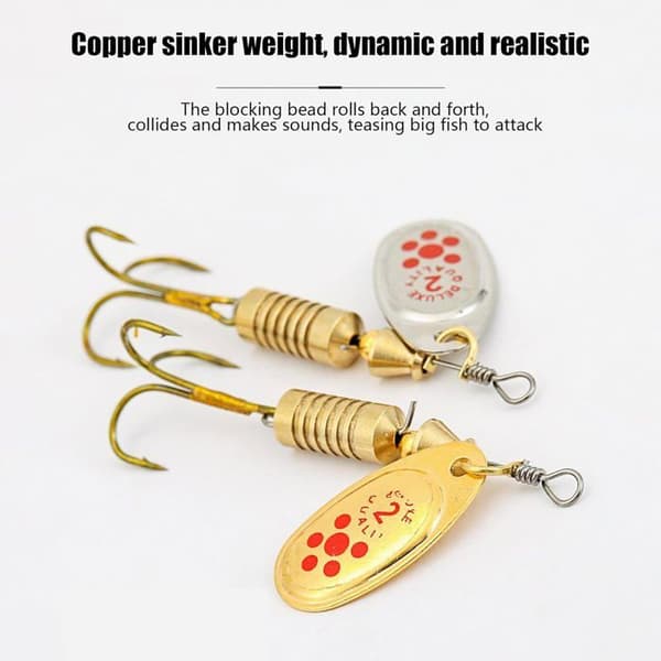 Fiskemadding, 10 agn, 6,3 cm lang, lavet af metal.