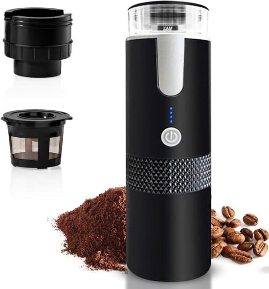 Bærbar kaffemaskine - Bilkaffemaskine - Kompakt -