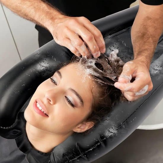 Sort oppustelig shampoo-vask, bærbar foldbar hårvask til handicappede, gravide kvinder og børn
