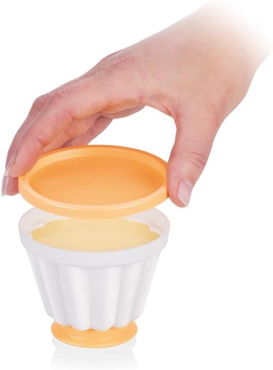 4 buddingforme - buddingforme - lågkopper - cremeforme - 150 ml - DIY - dessertfremstillingsværktøjer - 7 cm - hvid