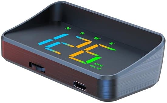 Universal GPS Head-Up Display til bildele med speedometer KM/T MPH
