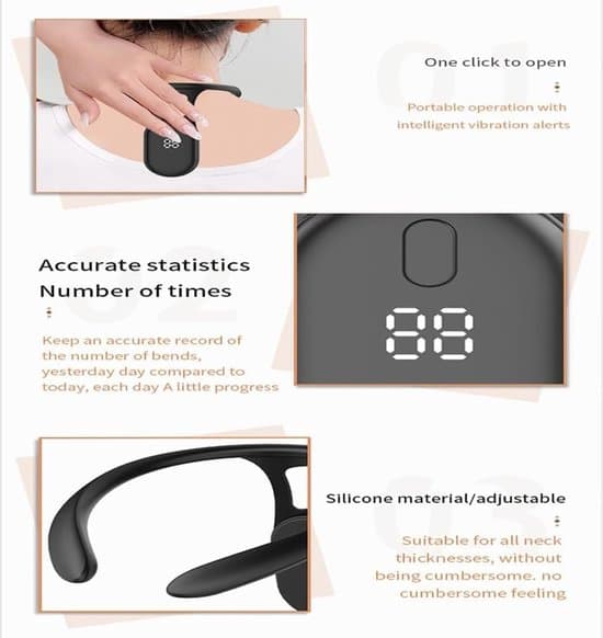 Smart holdningskorrigerer med vibration - Universal - Orange